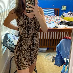 Body Central Leopard print dress